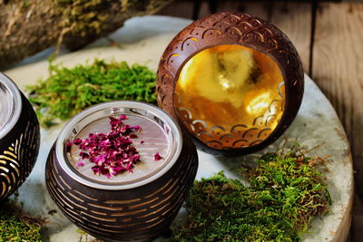 Räucherstövchen "Cocos gold"